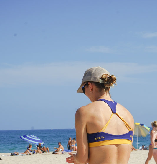 Navy - Dig Deep Sports Top - Liv Active