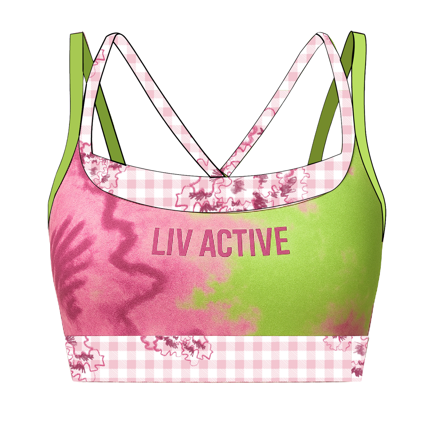 Grassy Azaleas & Red Gingham (Brunch Run)